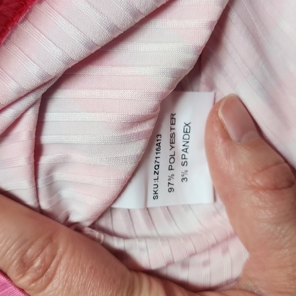 Zebra Print Colorful Ribbed Tank - Picture 6 of 6